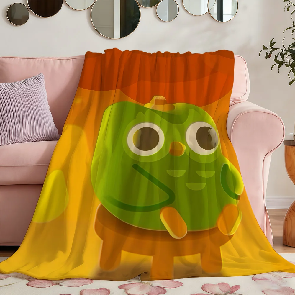 Kids Toys Quality - D-DuolingoS-ES ผ้าห่มน่ารัก ตลก นุ่ม อุ่น ขนฟู