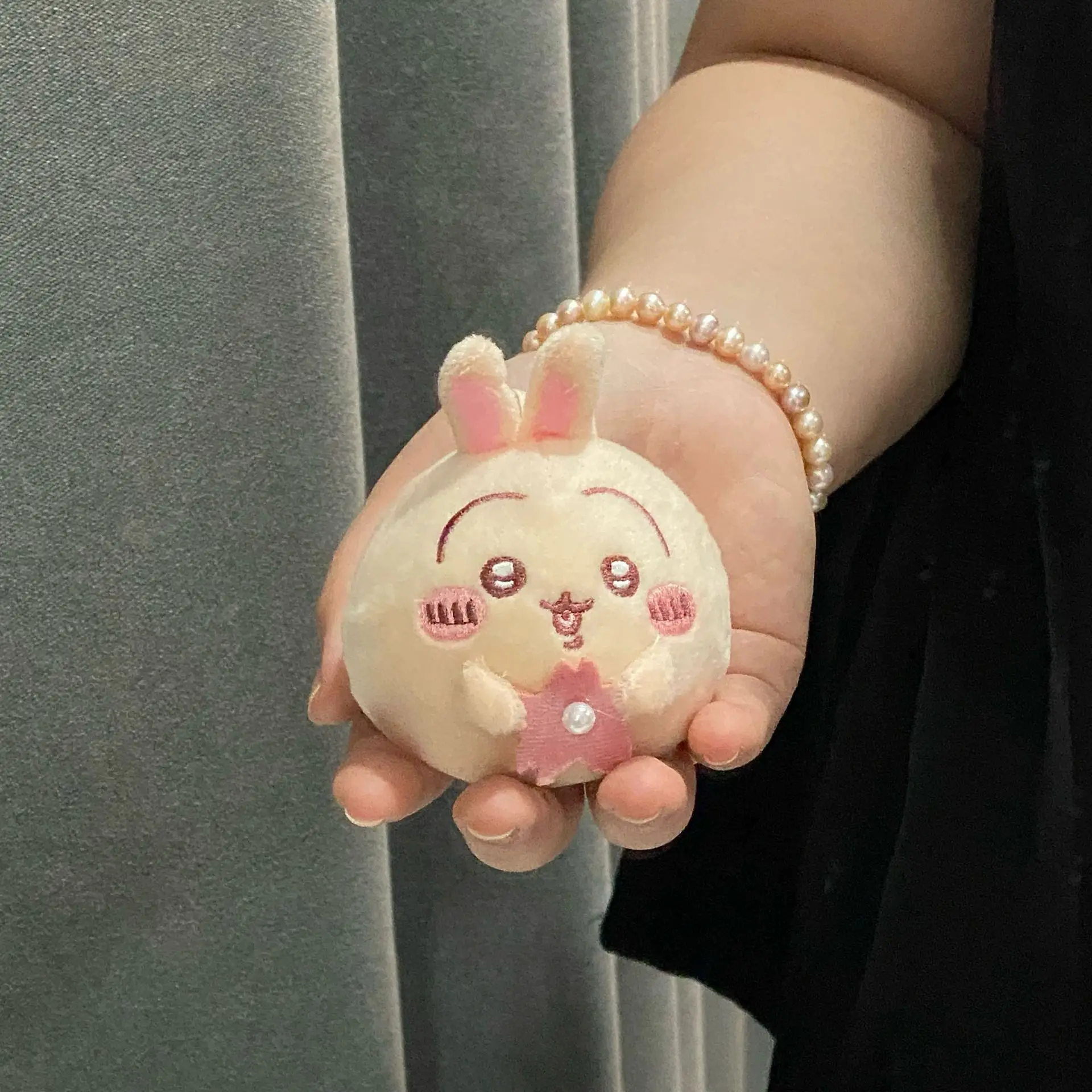 Cutejiyi Cherry Blossom Series Cherry Blossom Bonbon Small Pendant Charm Doll Keychain Gift in Stock Rakko Usagi Momonga - view 5