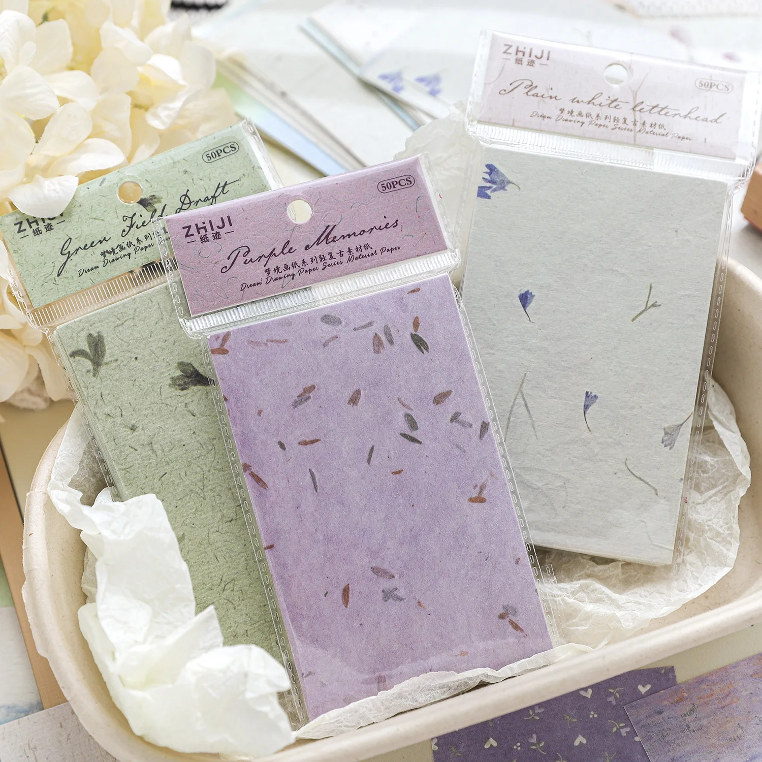 

24sets/lot Memo Pads Material Paper Dreamland paper Junk Journal diary Scrapbooking Cards Background Decoration Paper