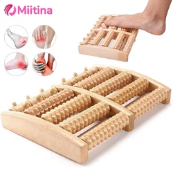 Wooden Foot Roller Foot Massager for Plantar Fasciitis Relief Foot Massager for Neuropathy & Boosts Circulation Health Care Tool