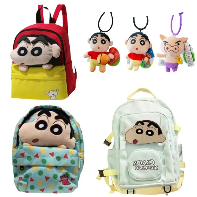 Crayon Boy Shin C-Chan Backpack Student Knapsack High-capacity Hiking Bag Cute Cartoon Trip Schoolbag Holiday Gifts Perimeter