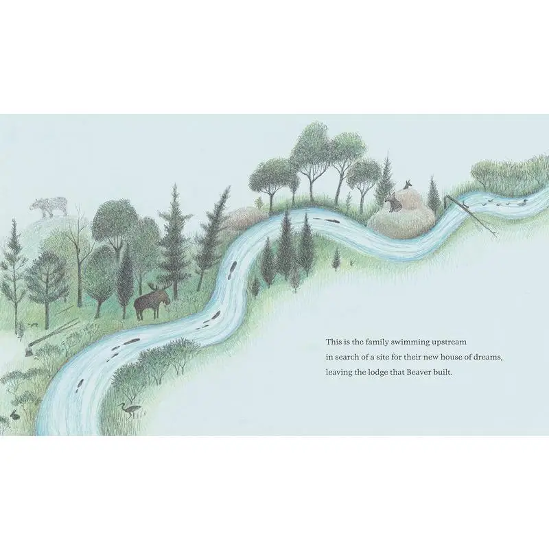 The Lodge That Beaver construido Randi Sonenshine Candlewick Press 9781536218688 Libro