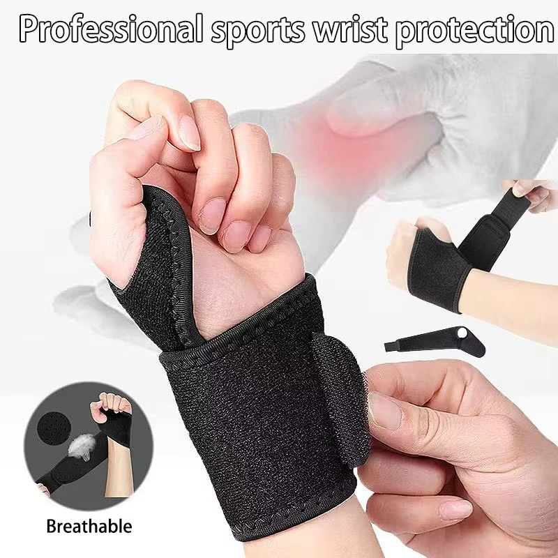 1PC Adjustable Wrist Brace Support Wrap Strap Hand Carpal Tunnel Brace Fitness Suitable Both Right Left Hand
