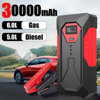 DIXSG Portable Car Jump Starter 30000mAh Power Bank Car Booster Charger 12V Starting Device Petrol Diesel Car Emergency Booster