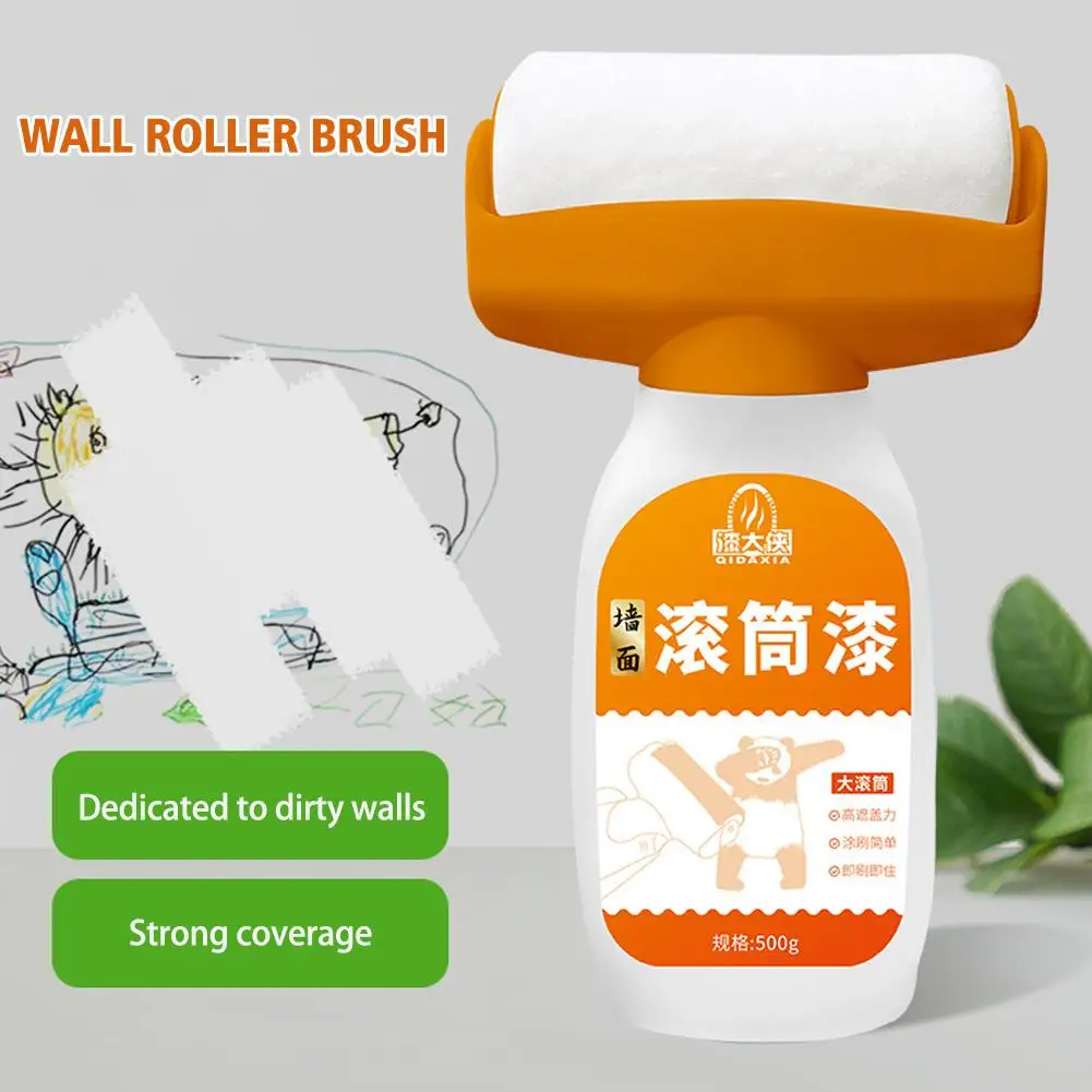 

Wall Paint Roll Brush Portable Damage Wall Repair Tool Portable Repair Drywall Repair Roller Wall Graffiti Brush Wall Paint Q7Z1