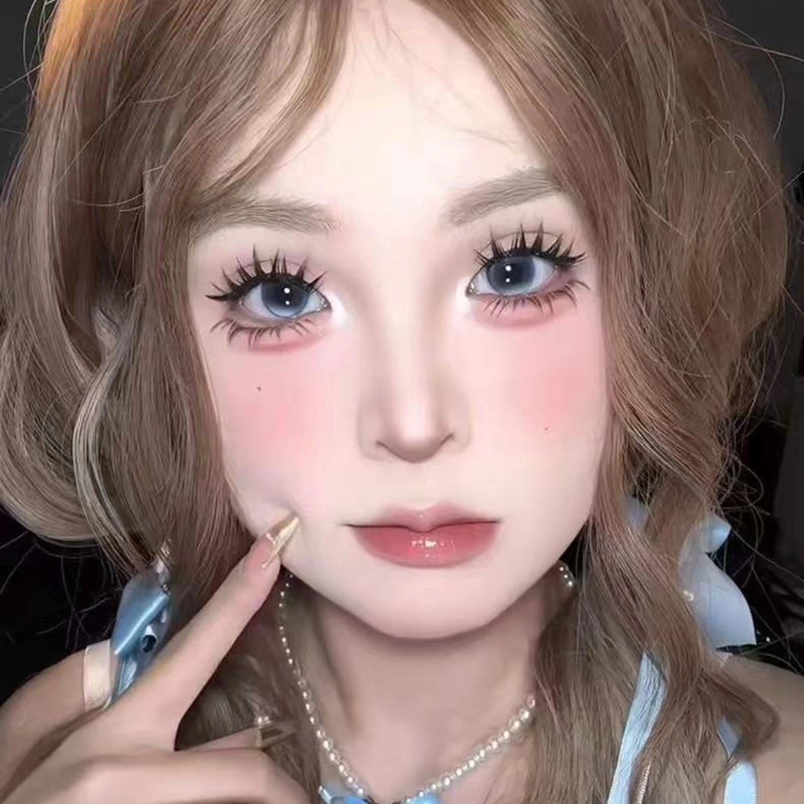 5 paia ciglia finte inferiori sottili volpe-occhio ciglia monopezzo ultra leggere riutilizzabili manga estensioni per il trucco del partito