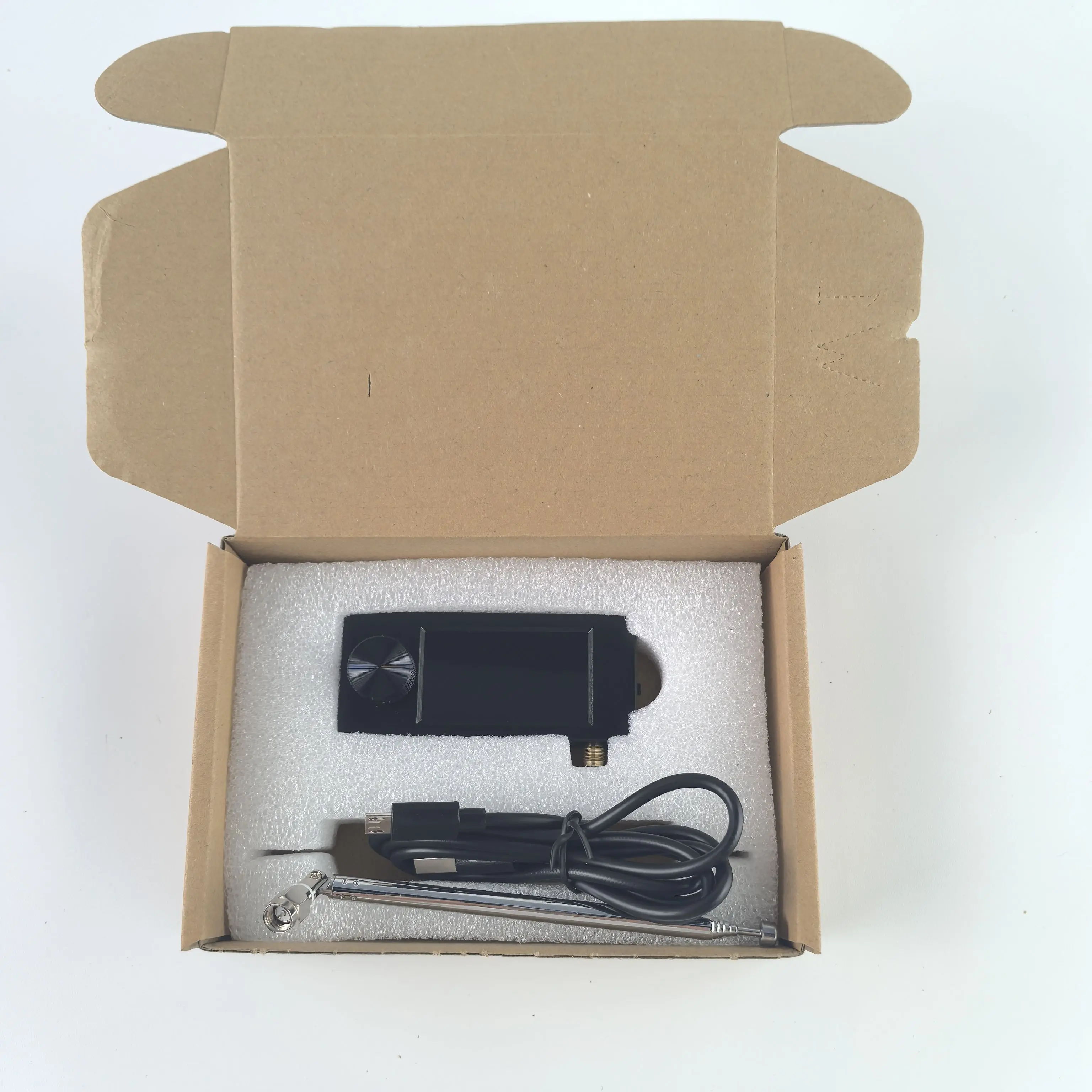 راديو ATS MINI Pocket SI4732 DSP معدني أسود باستخدام الحاسب الآلي، جهاز استقبال صغير كامل النطاق، SW LW AM FM SSB،