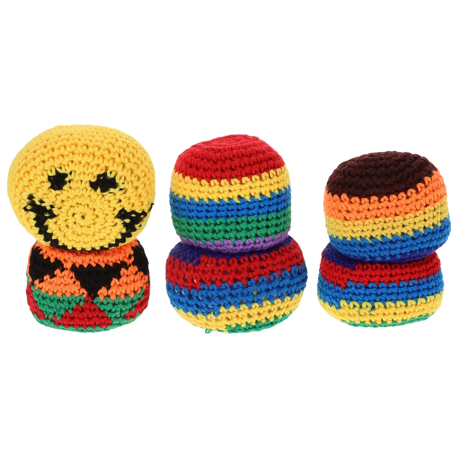 6Pcs Woolen Yarn Sandbag Kids Playing Toy Funny Earthbag Children Indoor Outdoor Game Toy Random Color