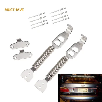 1 زوج تصفيف السيارة تونيج التمهيد بونيه الينابيع كليب دبوس عدة قفل بقطعة غطاء لوحة سباق رالي الأمن ل سيارة هود العالمي