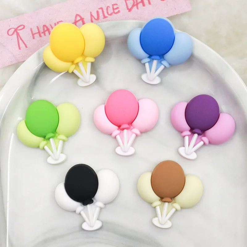 New Colorful Balloon PVC Charm Shoes Accessories DIY Garden Shoes Sandals Slippers Wooden Clogs Decoration Festival Party Gifts
