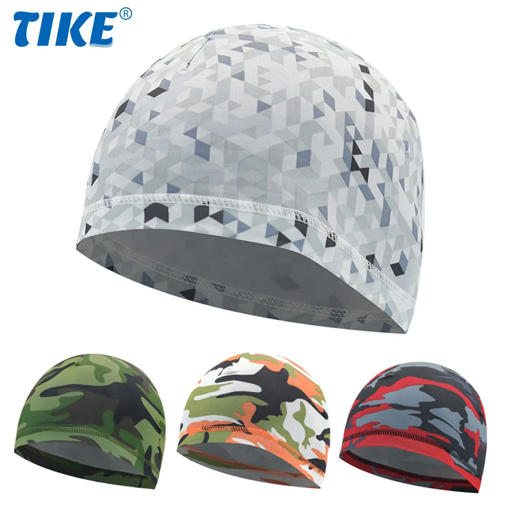 Motorcycle Cycling Cap Quick Dry Breathable Moisture Wicking Under Helmet Beanie Inner Lined Dome Sport Cap Motor Accessories