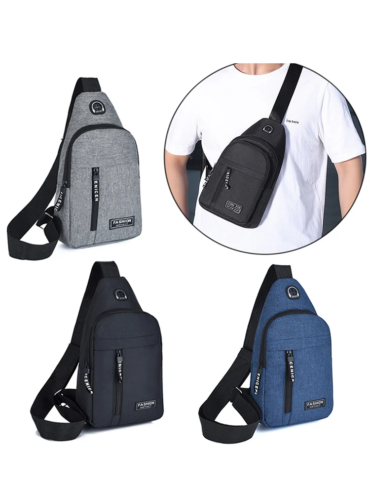 Neue Männer Umhängetaschen Brust Tasche Multifunktionale Umhängetaschen Reise Sling Bag – Detail 9