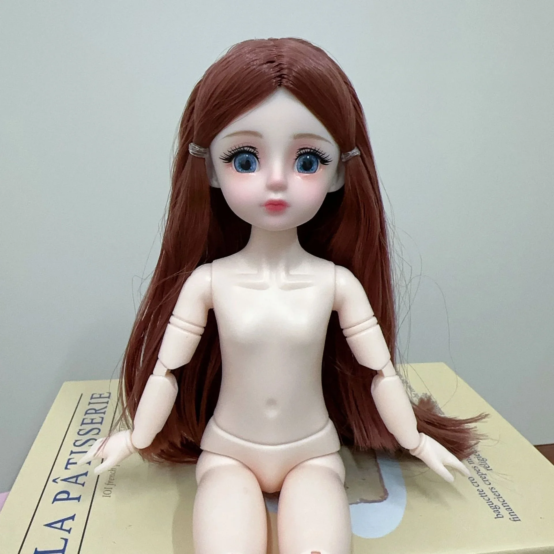 유행 헤어 스타일 1/6 BJD 인형, 학교 꽃 메이크업 인형, 소녀 인형 장난감, 크리스마스 선물, 30cm