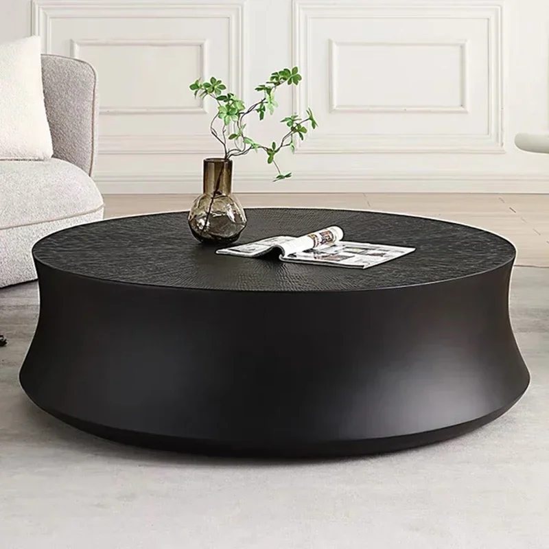 Light Luxury Modern Italian Minimalist Round Coffee Tables Side Table Living Room Coffee Table Desk Corner Tables Home Furniture