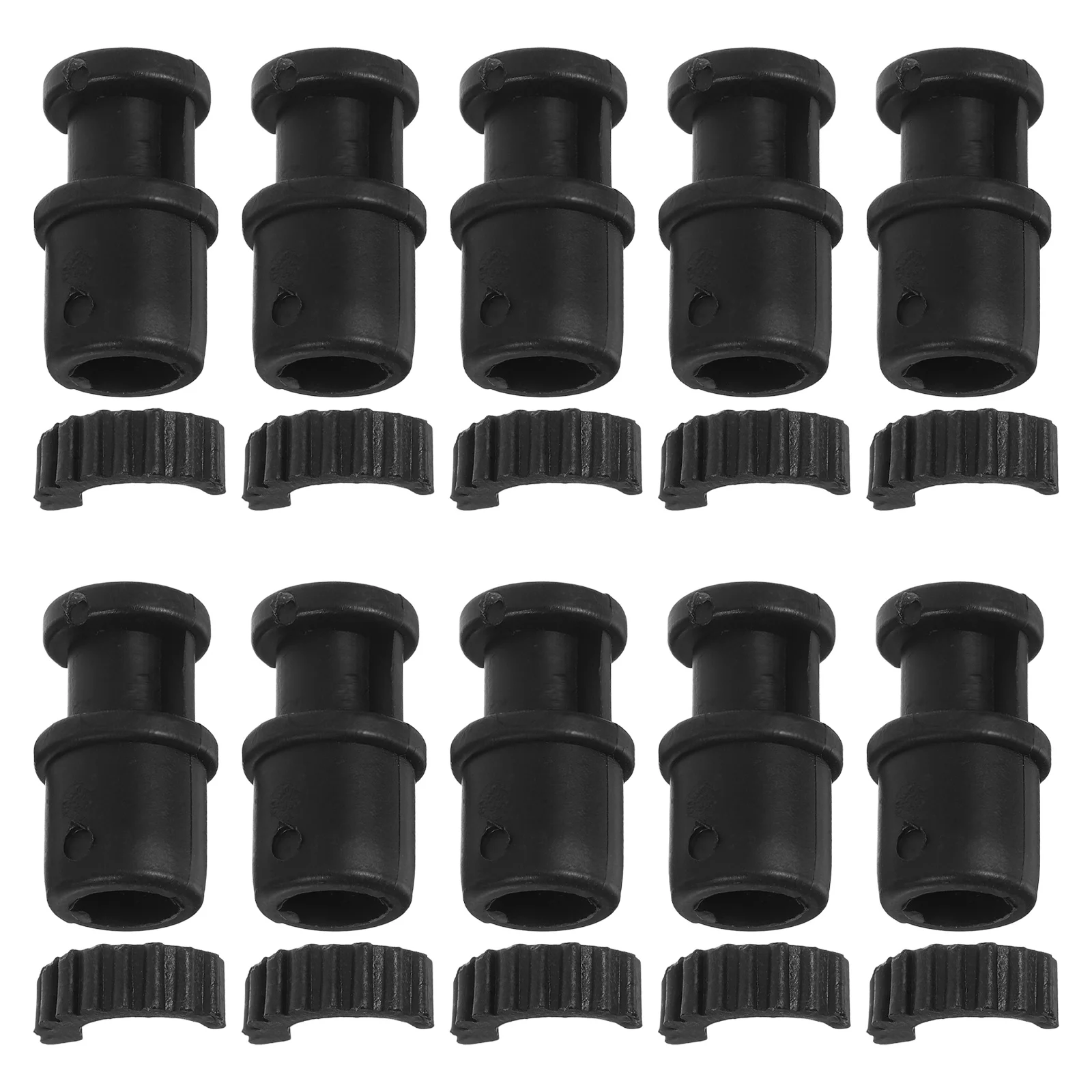 

10pcs Plastic Inner Lock Connector For Telescopic Rods 19/22Mm Secure Threaded Design Mop Handle Replacement Retainer Ring Mop