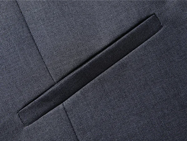 2026 Hochwertiger Herrenanzug in Unifarbe für Smart Casual Business, Hochzeit, Bankett, Bräutigam, Trauzeuge, Modetrend – Detail 5