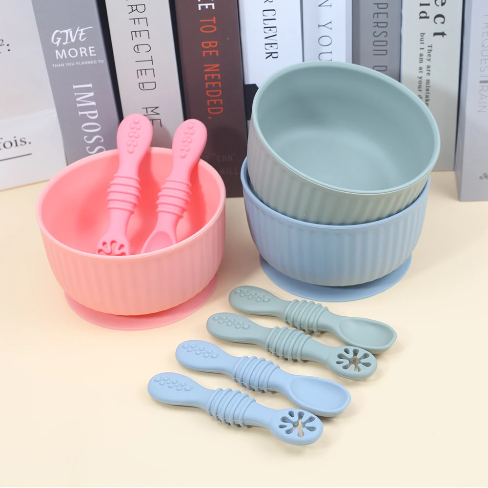 ensemble-de-3-pieces-en-silicone-pour-l'alimentation-des-bebes-comprenant-un-bol-a-ventouse-et-une-cuillere-sans-bpa-vaisselle-d'apprentissage-ustensiles-pour-tout-petits-cadeaux-pour-bebes