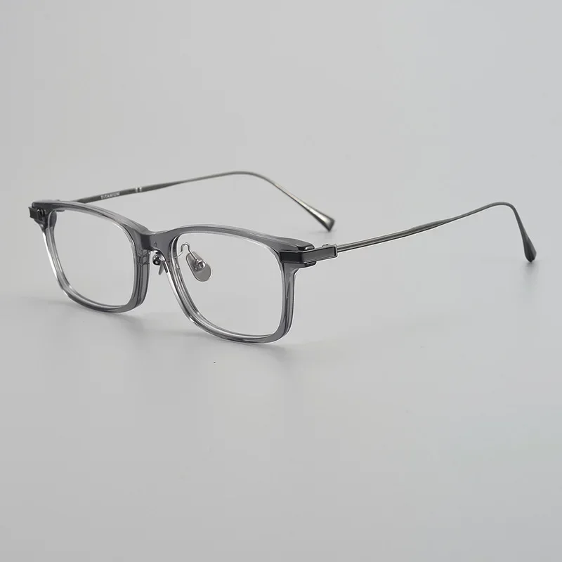 

Japanese Acetate Titanium Prescription Square Women Eyeglasses Frames Myopia Optical Eyewear PL-205 Reading Eye Glasses for Men