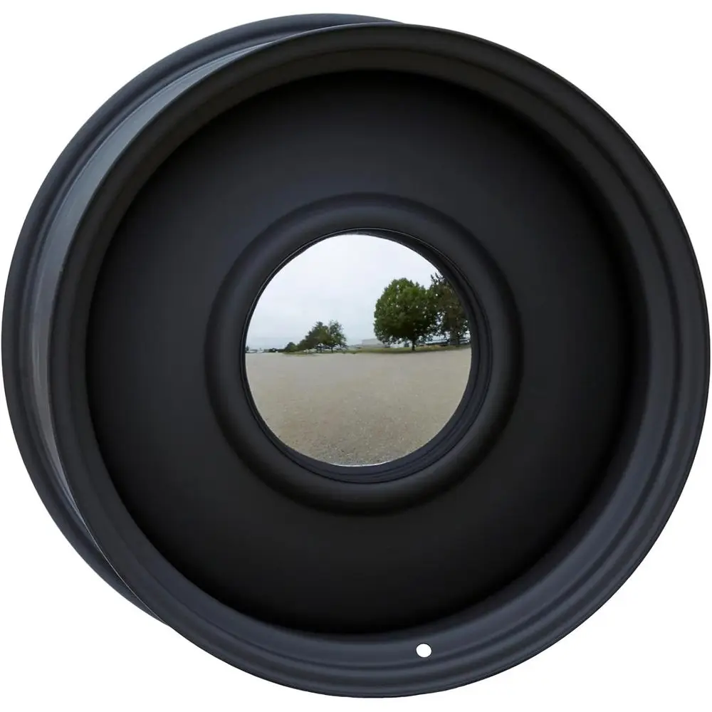 17x8 Satin Black Steel Wheel 5x4.5 and 5x4.75 Bolt Pattern, 4.5 Backspace, Classic Smoothie Style Rim for Baby Moon or Hot Rod C
