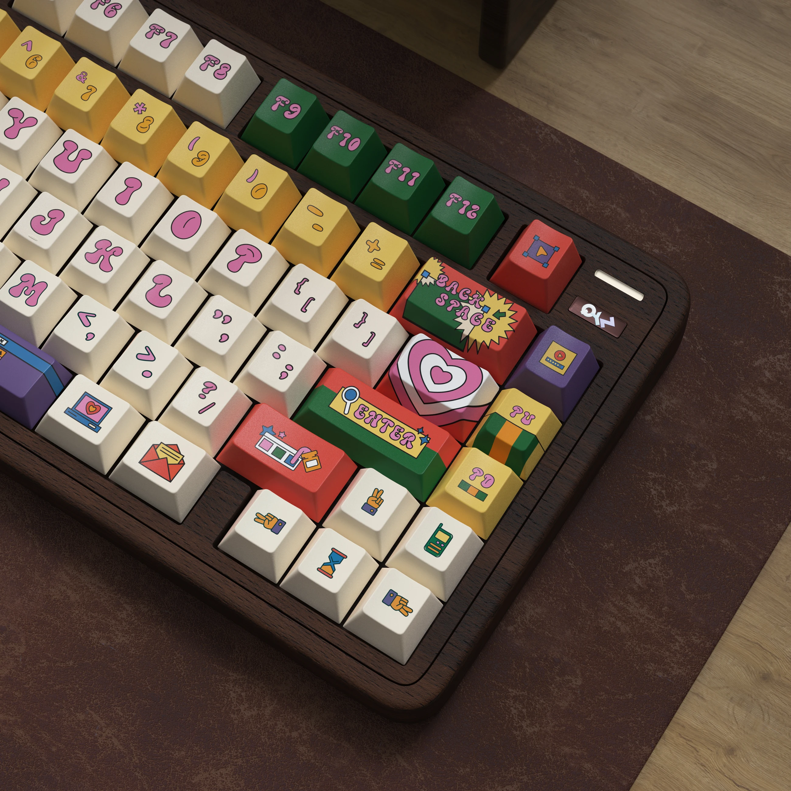 Tastatur Retro Keycap Kirsch profil Keycaps für MX-Schalter mechanische Tastatur pbt Tasten