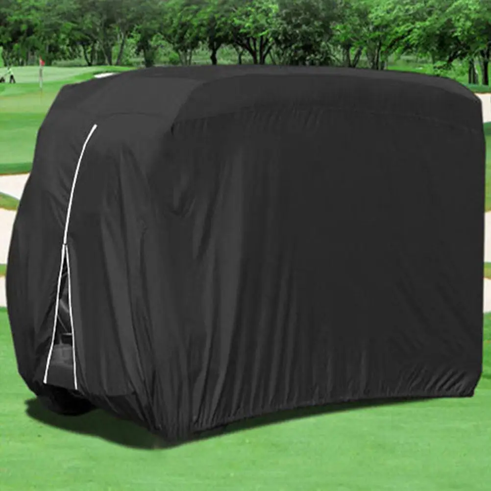 

Efficient Golf Cart Cover Waterproof Heavy Duty Oxford Cloth Cover for Sun Rain Dust Protection Portable Golfs Cart Protector