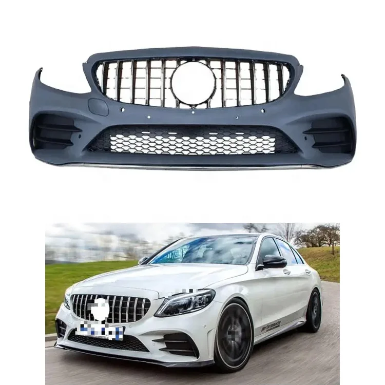 Suitable for Mercedes-Benz C-class W205 C180 C200 C260 C300 Front Bumper 2015-2019