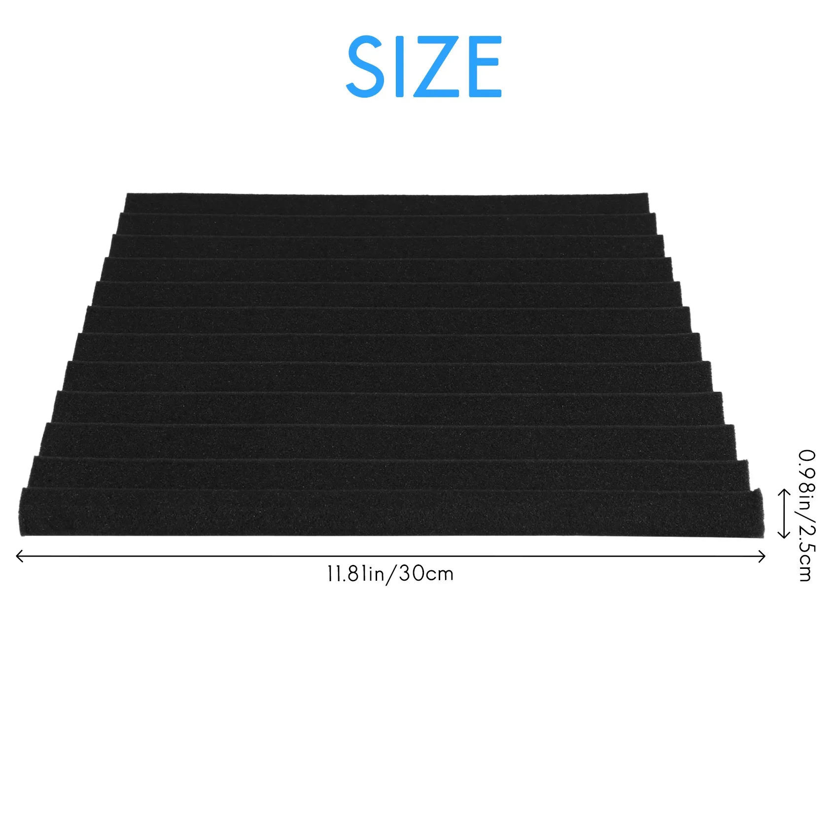 M12K-50Pcs 12 Slot Fire-Retardant Soundproof Cotton Sound-Absorbing Cotton Egg Cotton Sound-Absorbing Wall Panel