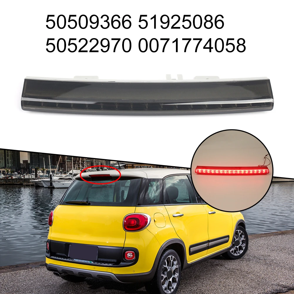 

Дополнительный стоп-сигнал 12В для FIAT 500L 2012-2018, высокорасположенный задний фонарь, задний габаритный фонарь, аксессуары