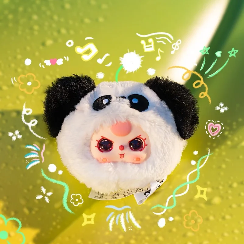 

Original Baby Three Mini Animal Head Series Vinyl Face Blind Box Pendant Collectible For Kids Mini Animal Figures Surprise Box