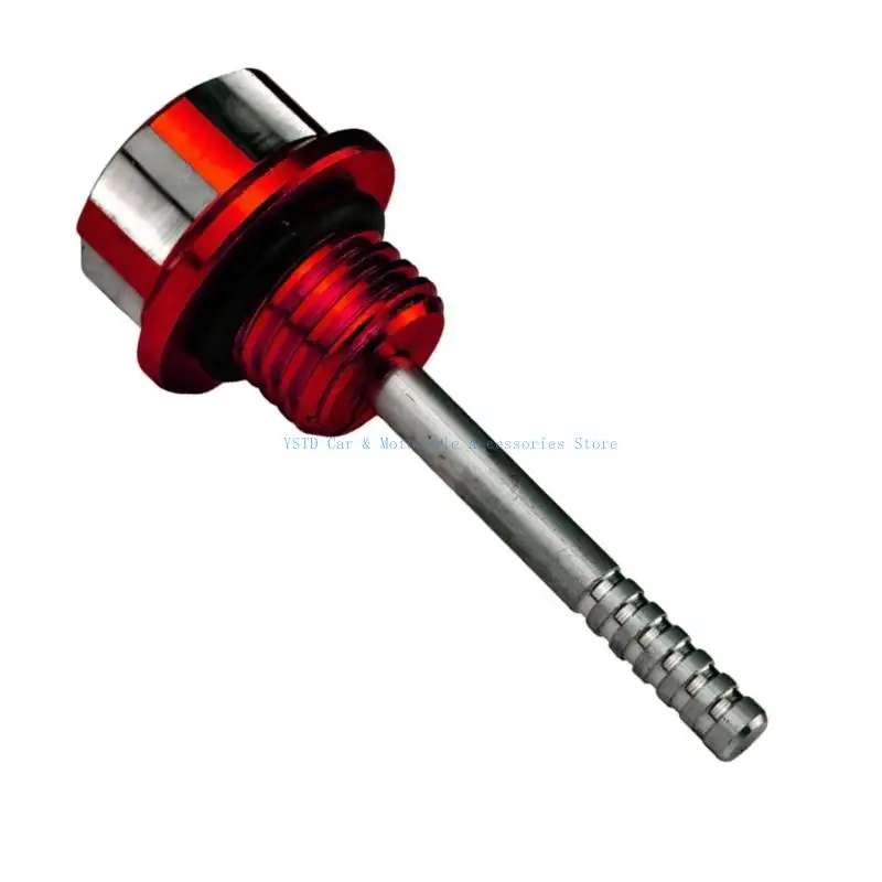 L5BC Aluminum Dipstick Level Gauge Meter Engine Crankcase Oil Level Gauge for Scooter