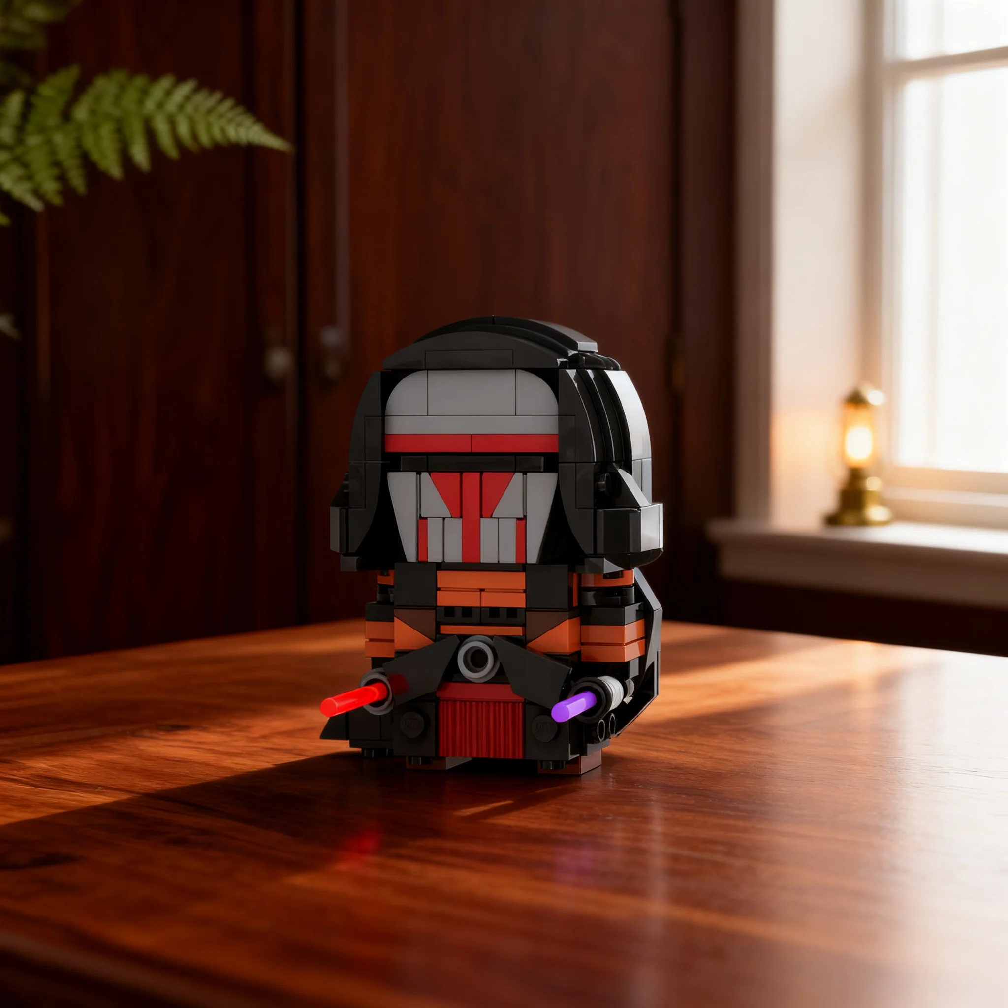 269pcs MOC Brickheadz Darth Revan Brickheadz MOC Knights The Model Toy Building Blocks Architecture Christmas Gifts Kids Brick