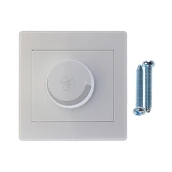 220V Adjustable Ceiling Fan Speed Control Switch Wall Button Dimmer Switch Electronics Mechanical Rotary On/Off Switch