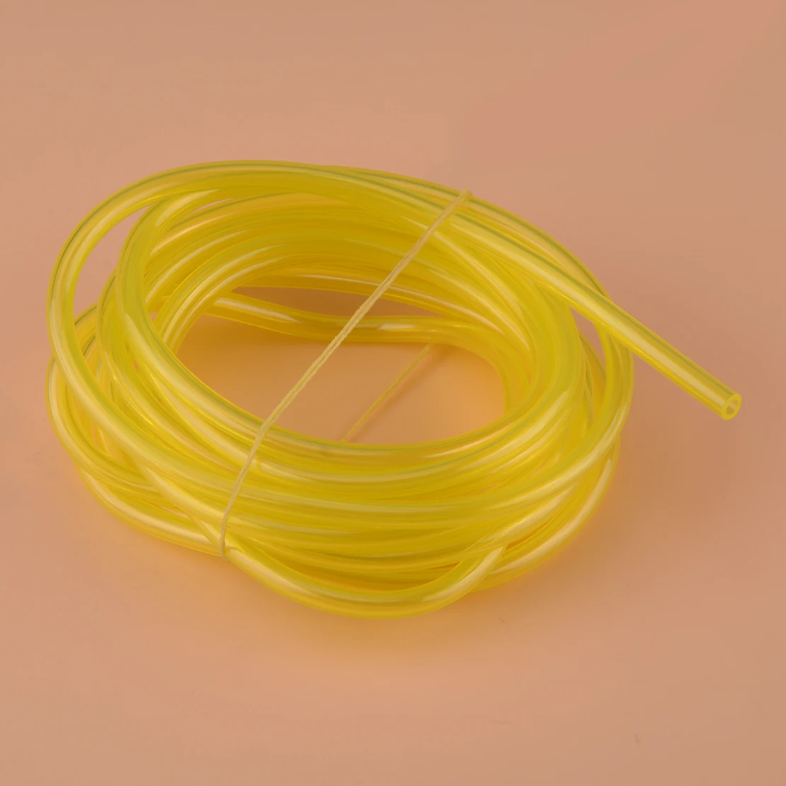 LETAOSK 10 Feet 3MM Plastic Petrol Fuel Gas Line Pipe Hose for Trimmer Chainsaw Blower Semitransparent Yellow 6617