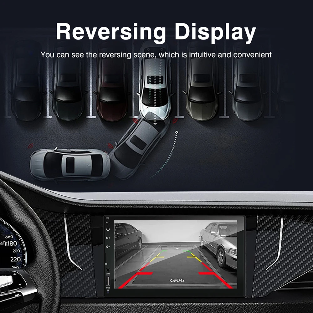 7inch 2din Car Radio Carplay Android Auto Multimedia MP5 Player Car Stereo Bluetooth USB TF FM For Toyota Honda Car Radio image 5