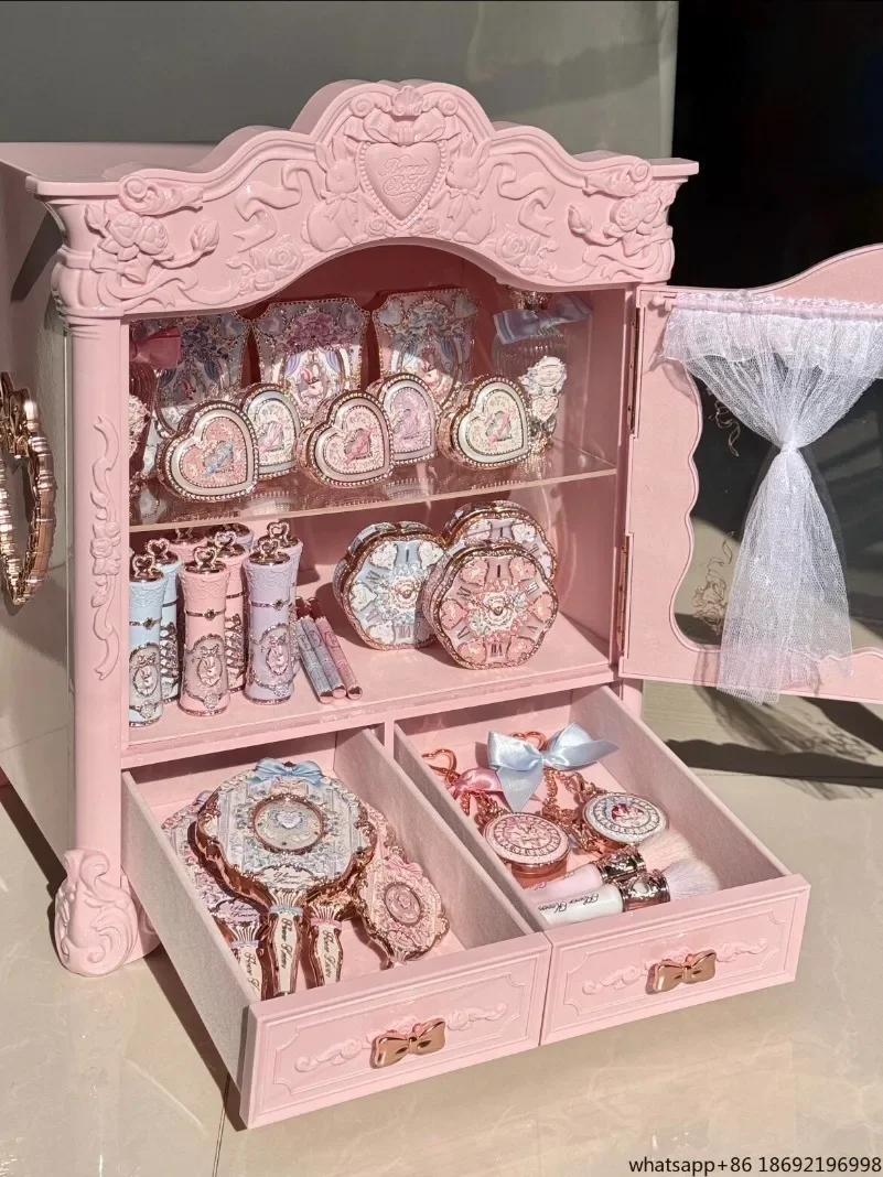 Flower Knows Storage Box, Garden Sweetheart, Bear Tabletop Jewelry, Empty Box Display Case, Baby House, Princess Style High-end