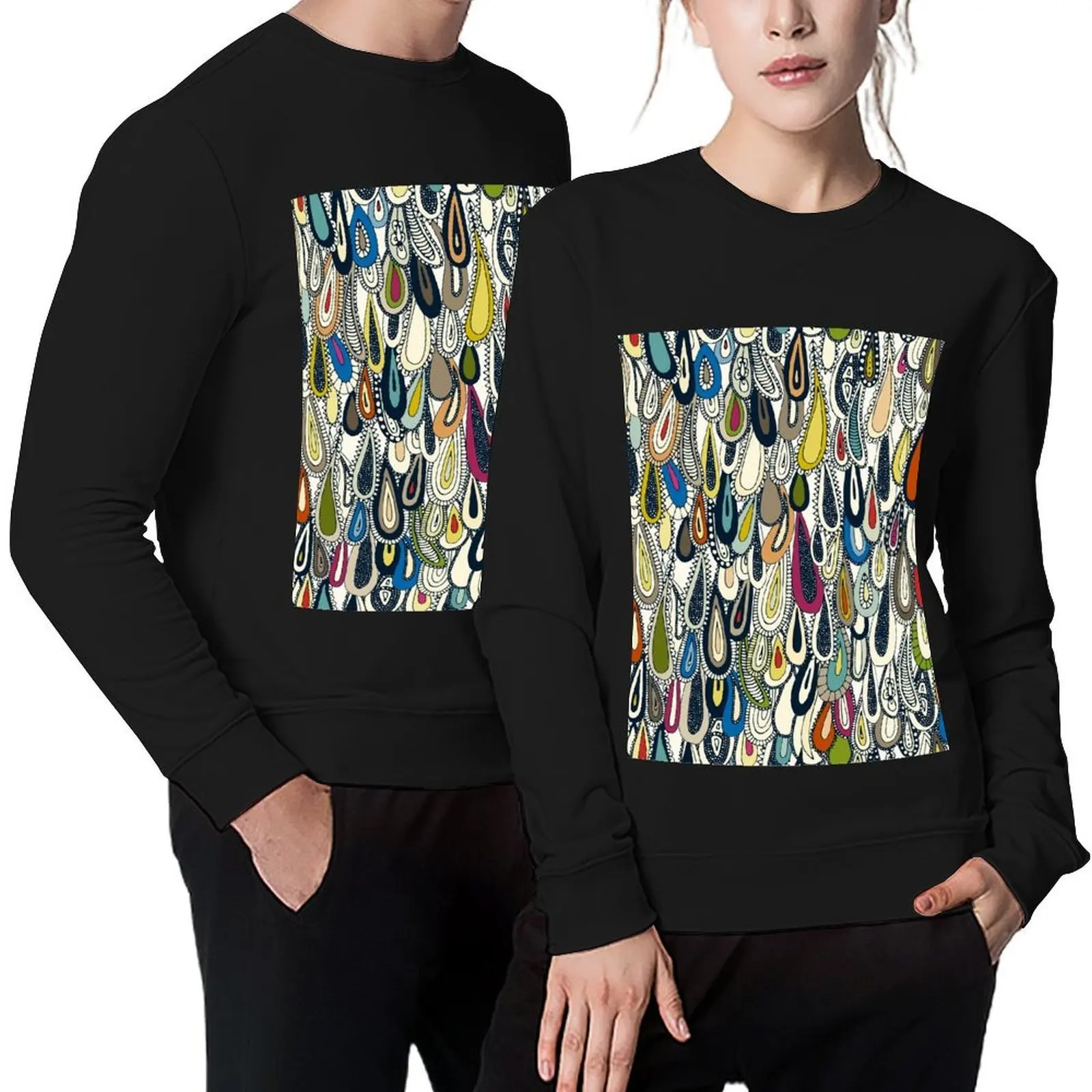 

festival droplets Pullover men's winter sweater winter clothes men's clothing men wear oversize sweatshirt