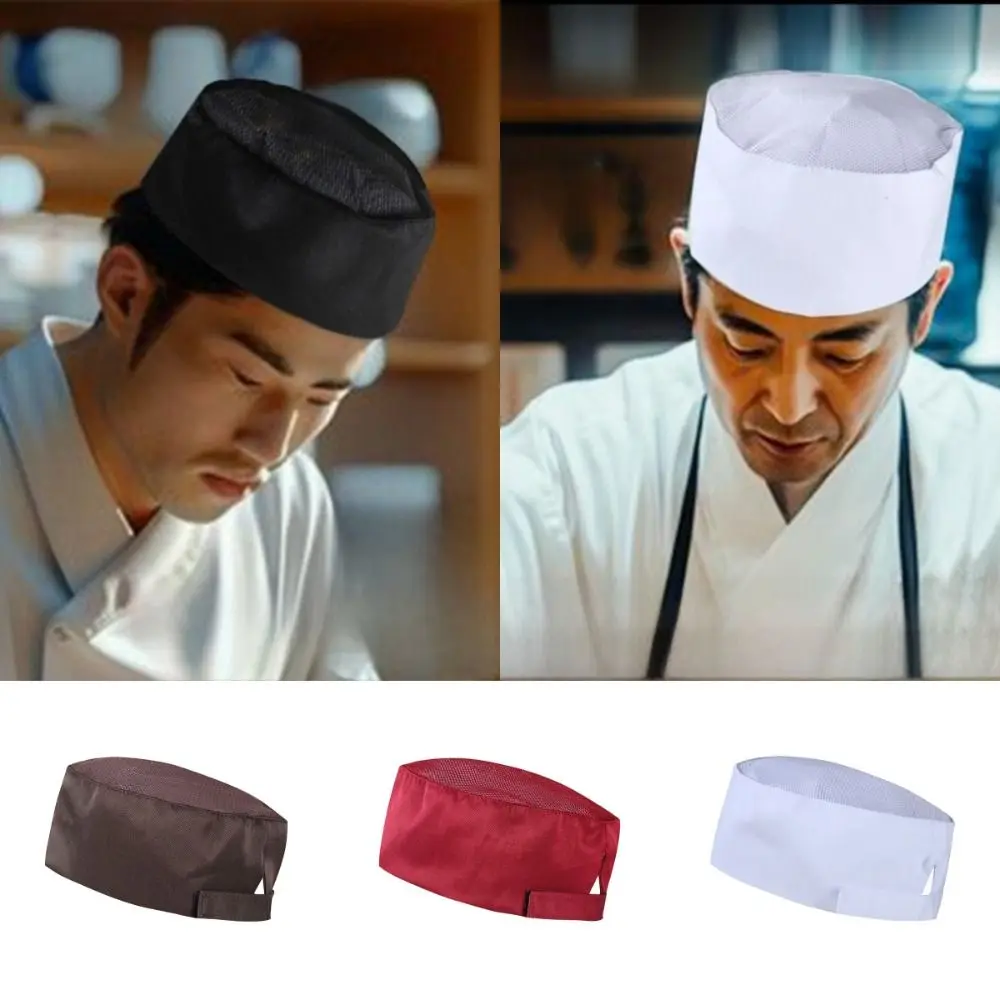 قبعات النادل شبكة علوية قبعة الطاهي للجنسين تصميم القراصنة نمط قبعة المطبخ قبعة العمل قبعة الخدمة قبعة بيكر الطعام
