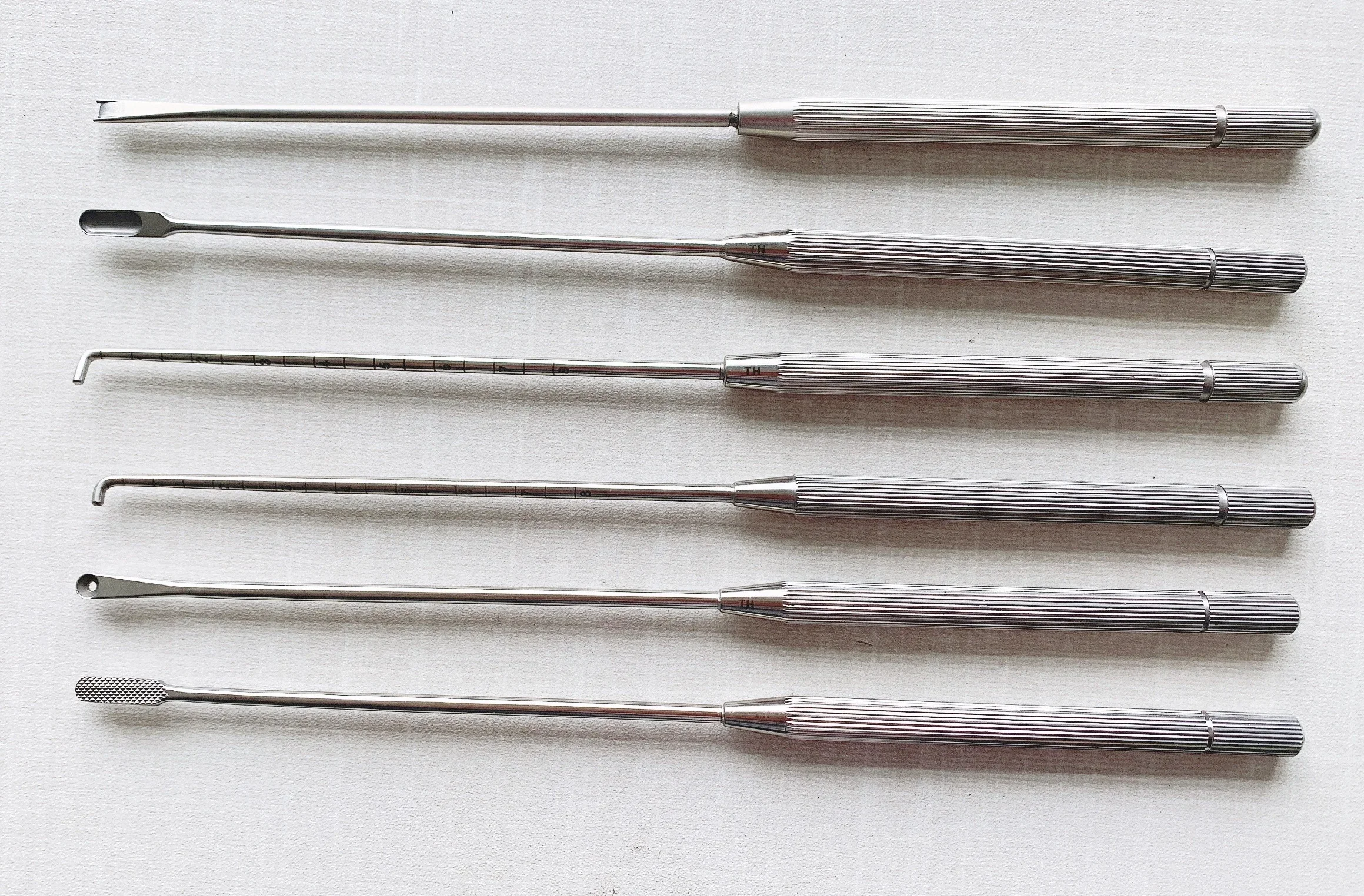 Nóż tnący/różowy/odwrócony/bananowy/hakowy Curette Pilnik kostny Sonda Instrumenty do artroskopii Ortopedyczne instrumenty chirurgiczne