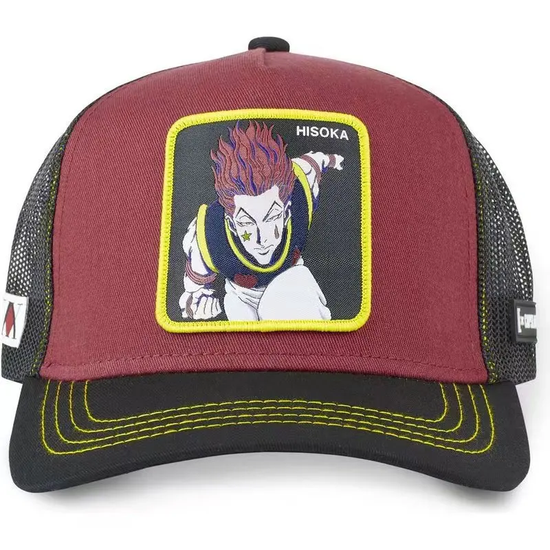 Anime Hunter x Hunter Hat GON · FREECSS Killua Zoldyck Hisoka Cartoon Embroidered Baseball Hat Summer Breathable Sunscreen Hat