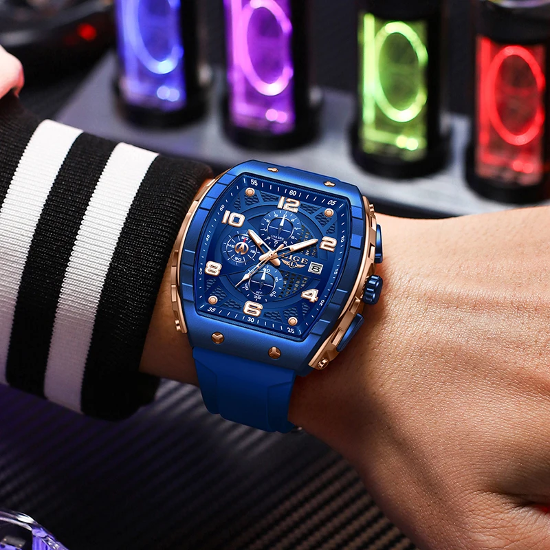 

LIGE 2026 New Luxury Watches Men Fashion Classic Quartz Wristwatches 30M Waterproof Luminous Date Business Mens Watch Gift Reloj