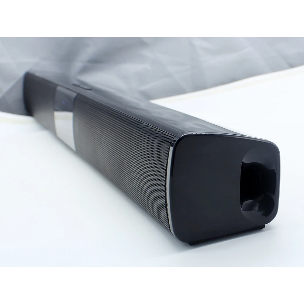 ลำโพงซาวด์บาร์แบบไร้สายใช้สายสำหรับทีวี40W ระบบโฮมเธียเตอร์ควบคุมระยะไกลขนาดกะทัดรัด