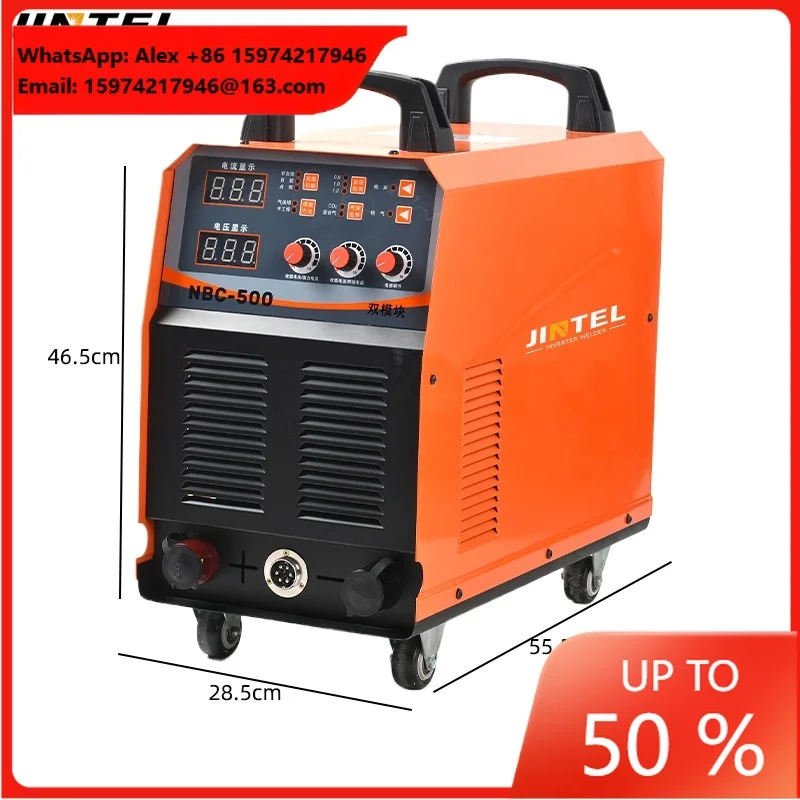 NB-500 Three-Phase DC Inverter MIG/MAG Welding Machine With High Strength Steel Construction For 1/4 In Thickness Applications