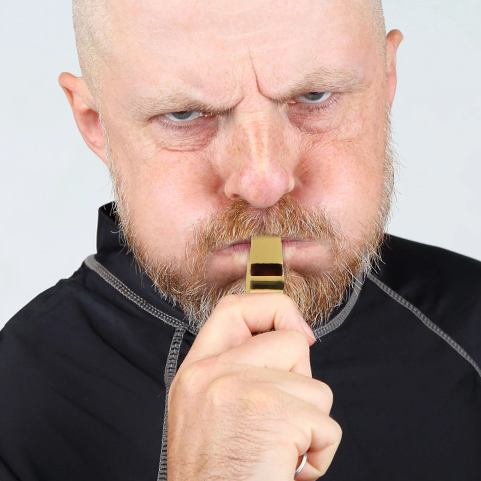 2 قطعة صافرة الفولاذ المقاوم للصدأ الحكم الرياضة سباق صافرة يهتف حفلة لصالح سباق في الهواء الطلق قلادة متعددة الوظائف #4