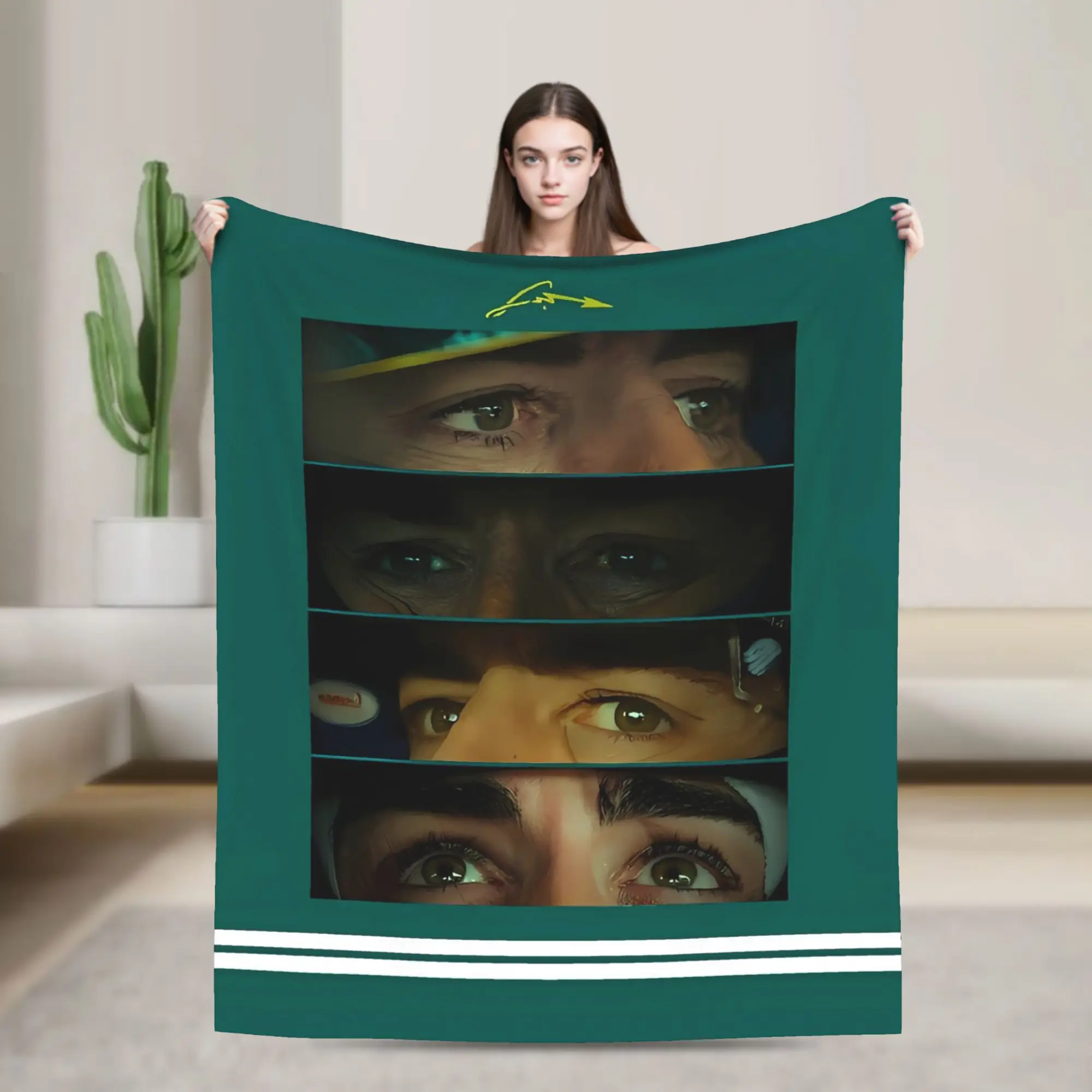 

Fernandos Alonsos Racing Blankets Quality Warm Soft Bedding Throws Winter Travel Office Living Room Comfortable Bedspread