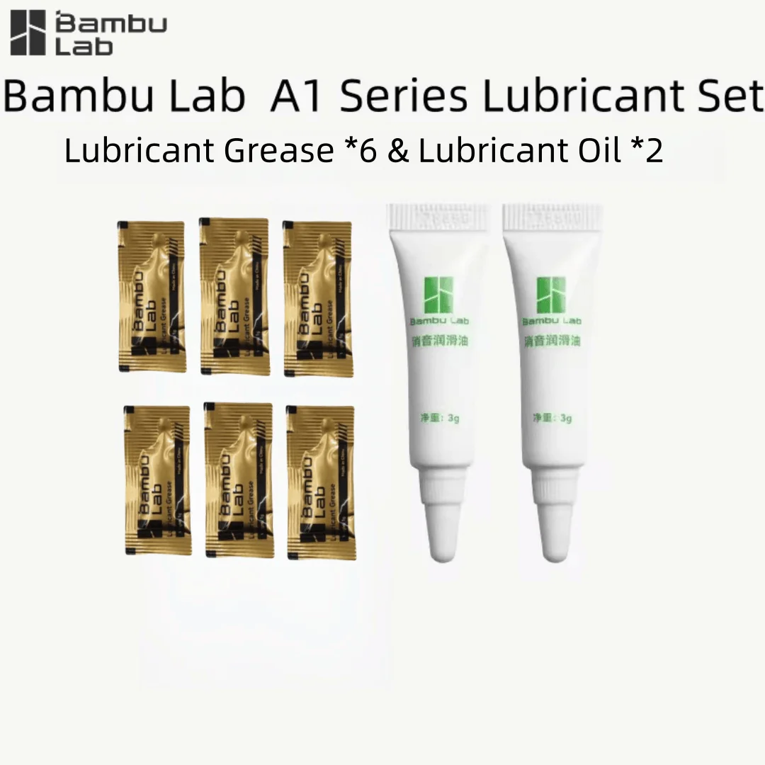 Bambu Lab 3D Printer A1 Series lubricant set - Lubricant Grease *2 and Lubricant Oil *2 Brand Original