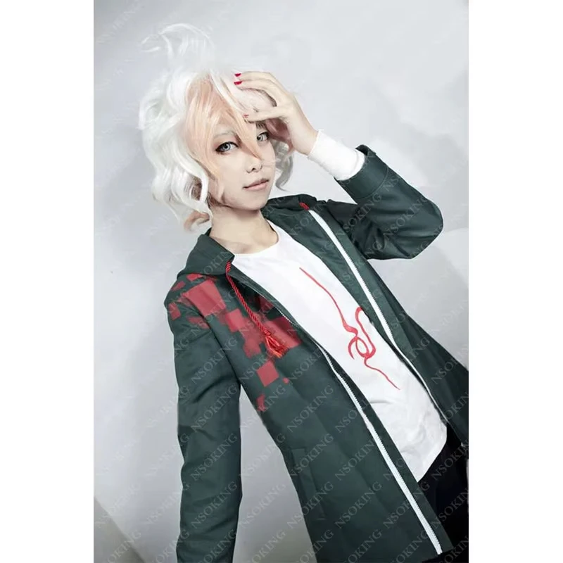 Anime Dangan Komaeda Nagito Costume shirt  custom made