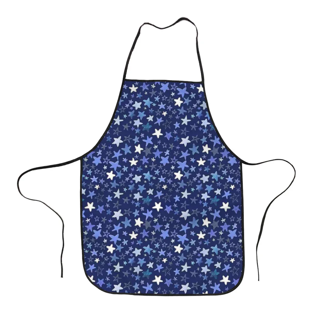 

Starry Sky Kitchen Aprons for Women Household Cleaning Apron Chefs Cooking Baking Apron for Child