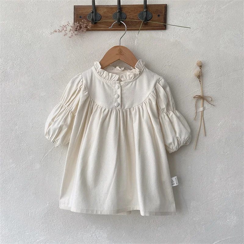 Sisters Clothes Spring Autumn Toddler Long Sleeve Baby Cotton Floral Dress Newborn Girl Dress Baby Girl Cute One-piece