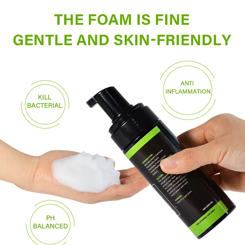 150ml Deep Active Clean Man Intimate Foam Cleansing Male Private Part Body Daily Hygiene Wash With Natural Herbs pH Balanced