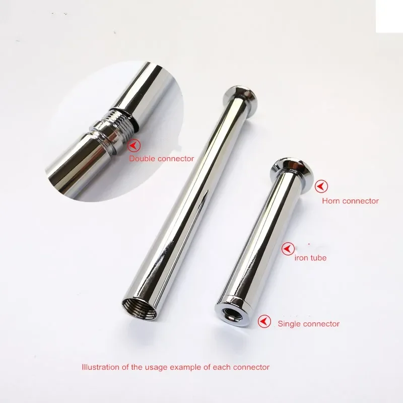 Table Lamp Floor Lamp D19mm Inner Tooth Iron Pipe Moxibustion Support Photographic Equipment Connecting Rod DIY Lamp Accessories